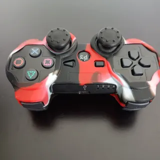 2 controladores PS3 e PC, com capa silicone novos