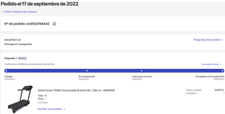 Cinta Correr Domyos T540C