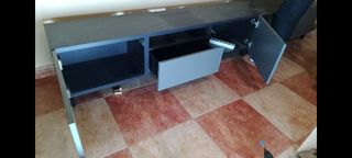 Mueble TV IKEA BESTÅ gris