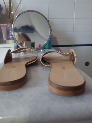 Ciabattine Borbonese beige n. 37