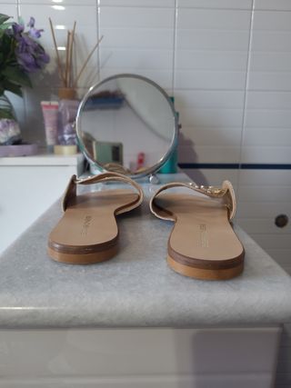 Ciabattine Borbonese beige n. 37