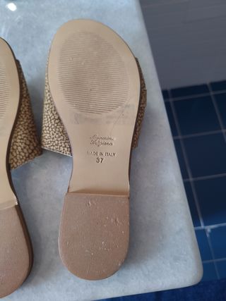 Ciabattine Borbonese beige n. 37