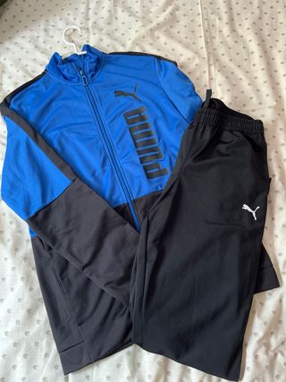 Chándal Puma azul y negro