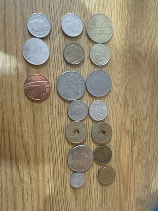 Monedas antiguas y extranjeras