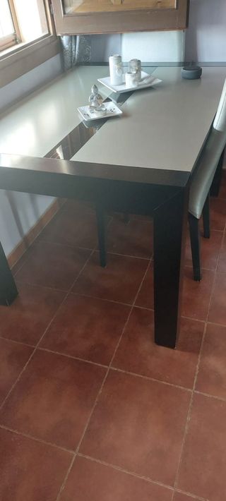 Mesa comedor 6 sillas - madera