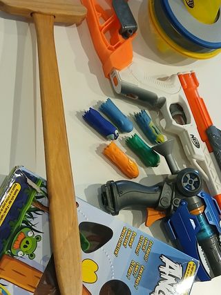 Pack juegos NERF y Angry Birds