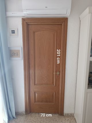 Puertas madera maciza 201x70cm