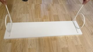 Soporte baldas Ikea Ekby Osten blanco