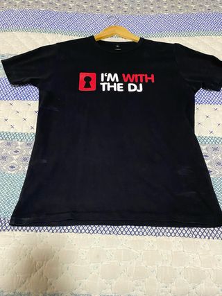 Camiseta DJ Negra - Talla M