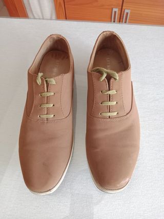 Zapatos planos marrones
