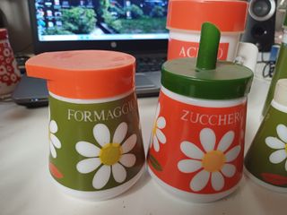 Set Vintage Portacondimenti anni '70