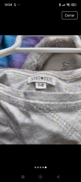 Camiseta niña T-7, multicolor