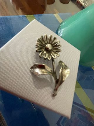 Fiore decorativo in argento 