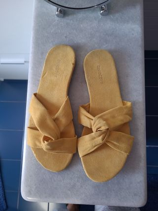 Ciabatte Divided gialle n.36