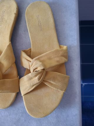 Ciabatte Divided gialle n.36