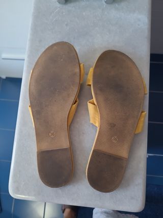 Ciabatte Divided gialle n.36