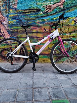 Bicicleta montaña niña 26" rosa