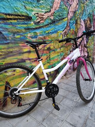 Bicicleta montaña niña 26" rosa