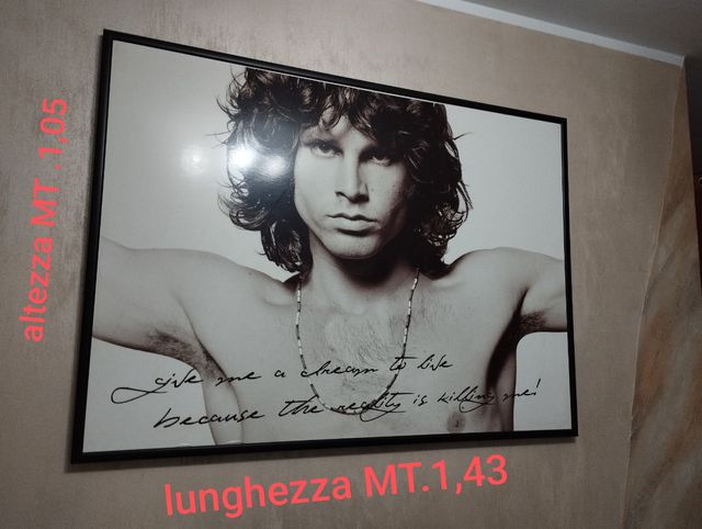 Quadro Jim Morrison - Ottime condizioni.
