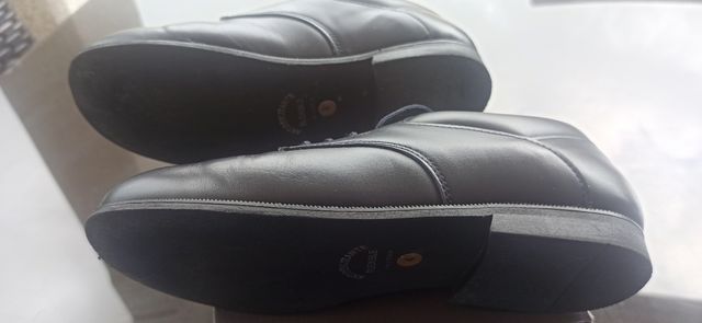 Zapatos niño piel negros talla 34