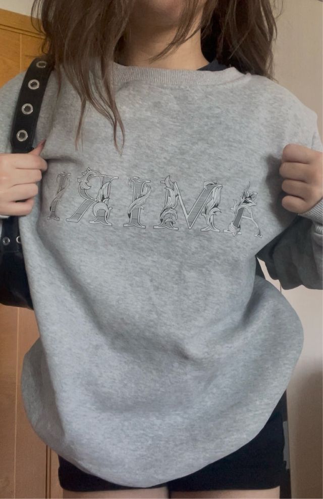 Sudadera gris falsa AMIRI