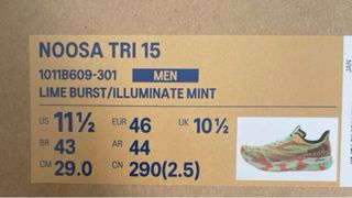 Asics Noosa Tri 15 - Talla 46, equivale Aprox 43,5