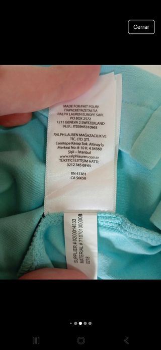 Polo Ralph Lauren - Camiseta turquesa