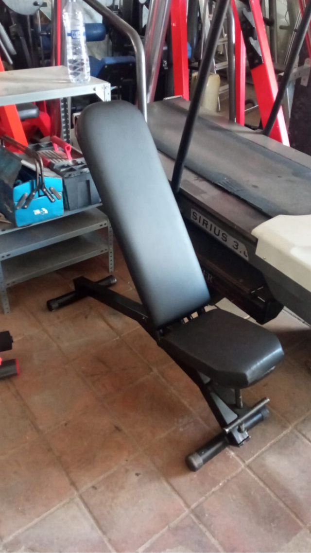 Panca regolabile professionale per il fitness