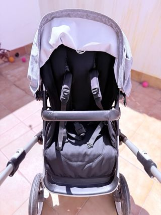 Bugaboo Fox - Silla paseo gris y negro