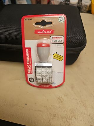 SELLO FICHADOR + TUBO DE TINTA NEGRA