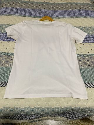 Camiseta Silbon blanca - Tenis Talla M grande