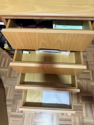 Cajonera 4 cajones madera