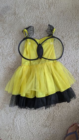 Disfraz abeja niña talla 2-4 años 
