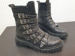 Botas Zara mujer negras