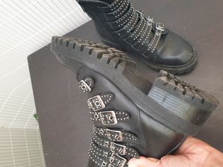Botas Zara mujer negras