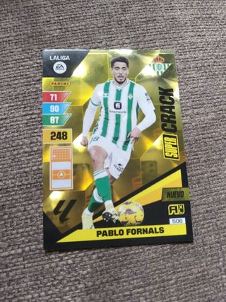 Carta Pablo Fornals Supercrack.