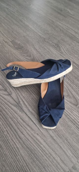 Alpargatas Castañer azul