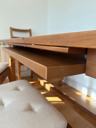 Mesa extensible Nordviken + 6 sillas a juego