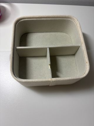 Joyero bambú-tela | Caja organizadora