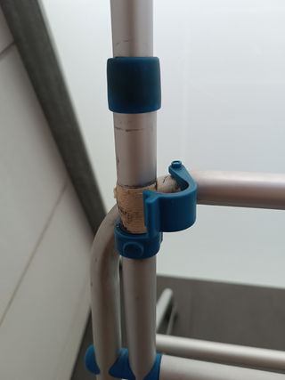 Andador aluminio plegable