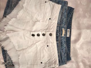 5 jeans corti e D&G - Rosa, Bianco, Blu