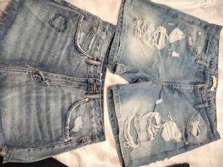 5 jeans corti e D&G - Rosa, Bianco, Blu