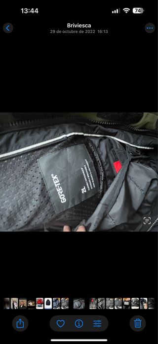 Chaqueta negra Rev'it Gore-Tex