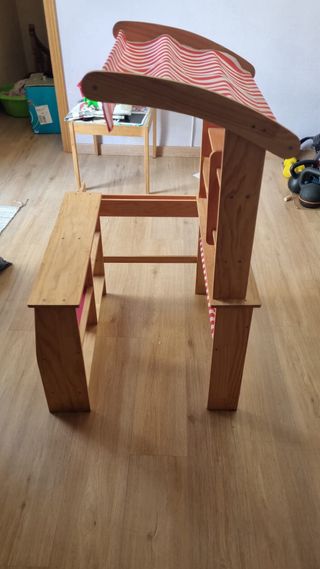 Tienda madera niños + regalo caja registradora