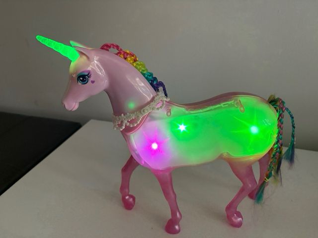 Unicornio y Barbie Luminoso