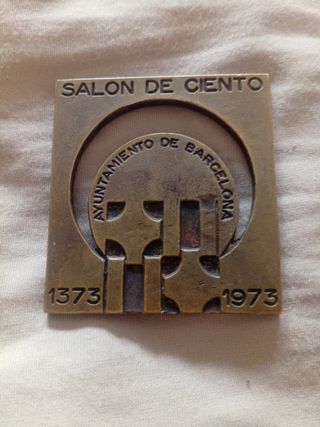Medalla Salón de Ciento Barcelona