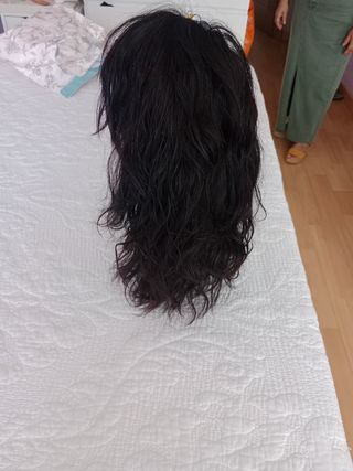 Peluca pelo natural 100 x 100 negro