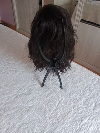 Peluca pelo natural 100 x 100 negro