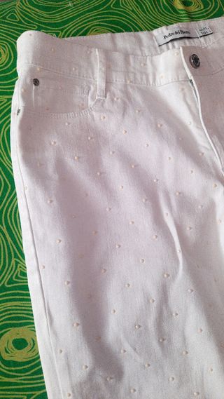Pantalones Pedro del Hierro blancos