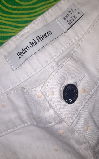 Pantalones Pedro del Hierro blancos